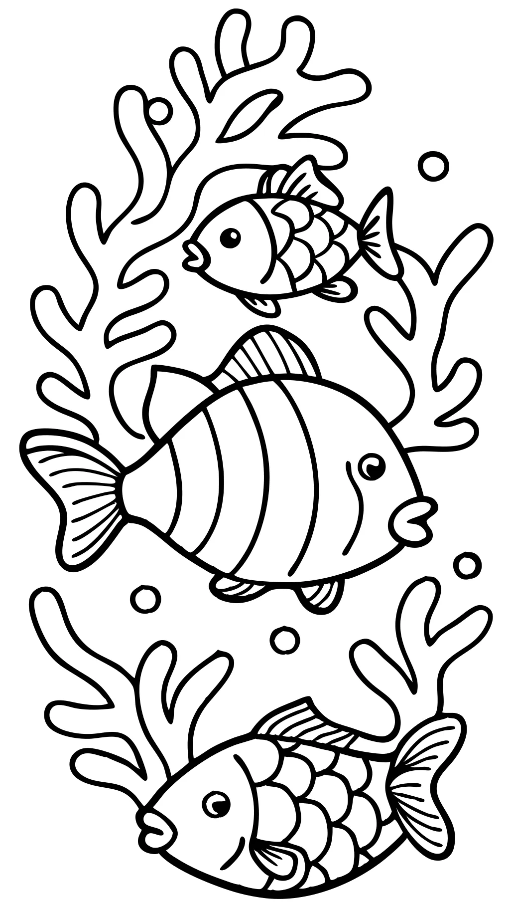 printable coloring pages fish